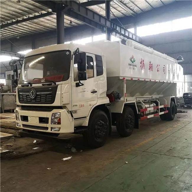 小三轴散装饲料车改装厂