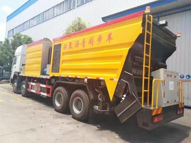 同步封层车是用于什么 b1红宇牌同步碎石封层车图片