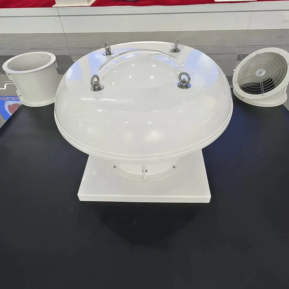 玻璃钢屋顶轴流风机 防腐防爆 高效节能噪声低震动小运行平稳可靠