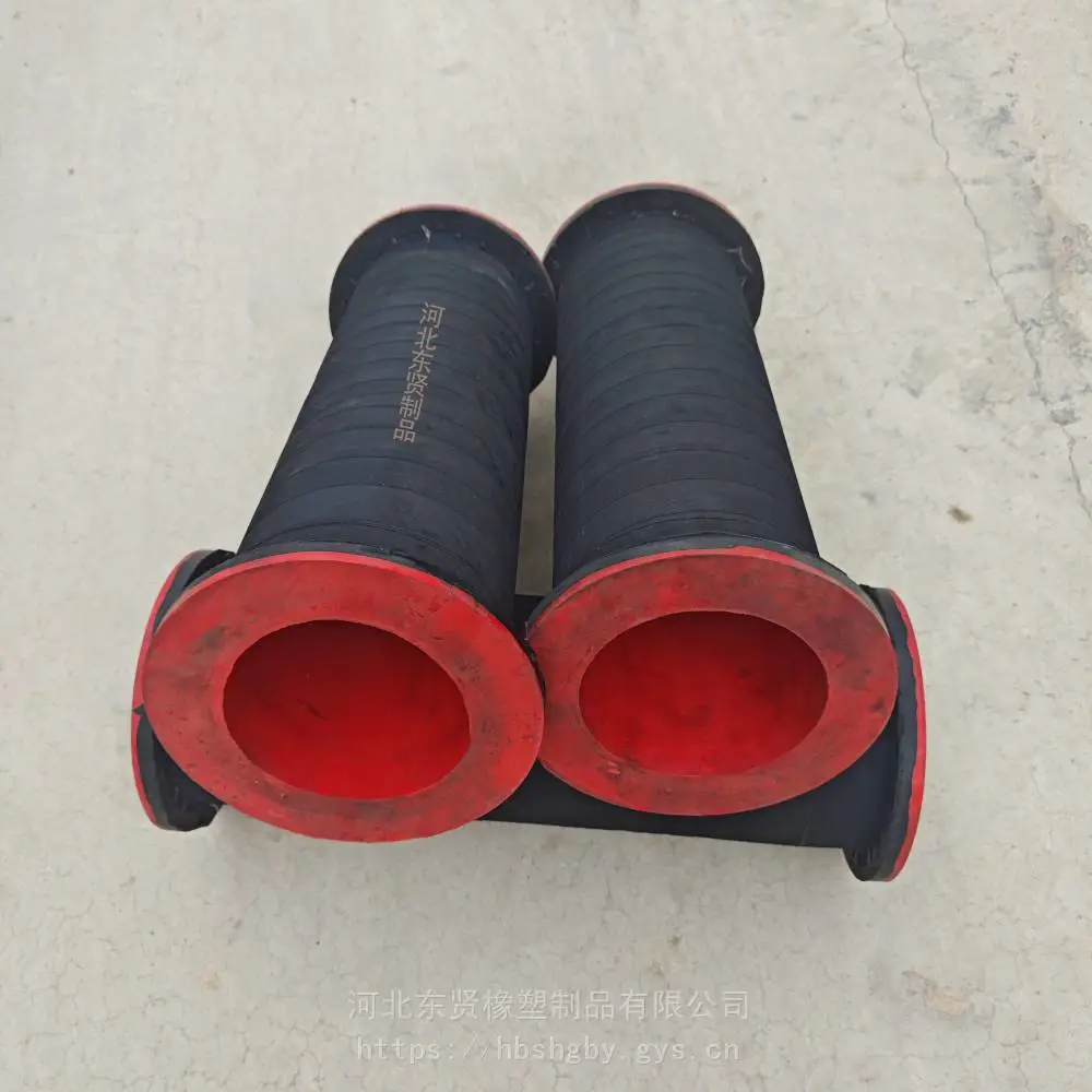 加布耐磨夹管阀胶套矿用管夹阀橡胶套厂家批发