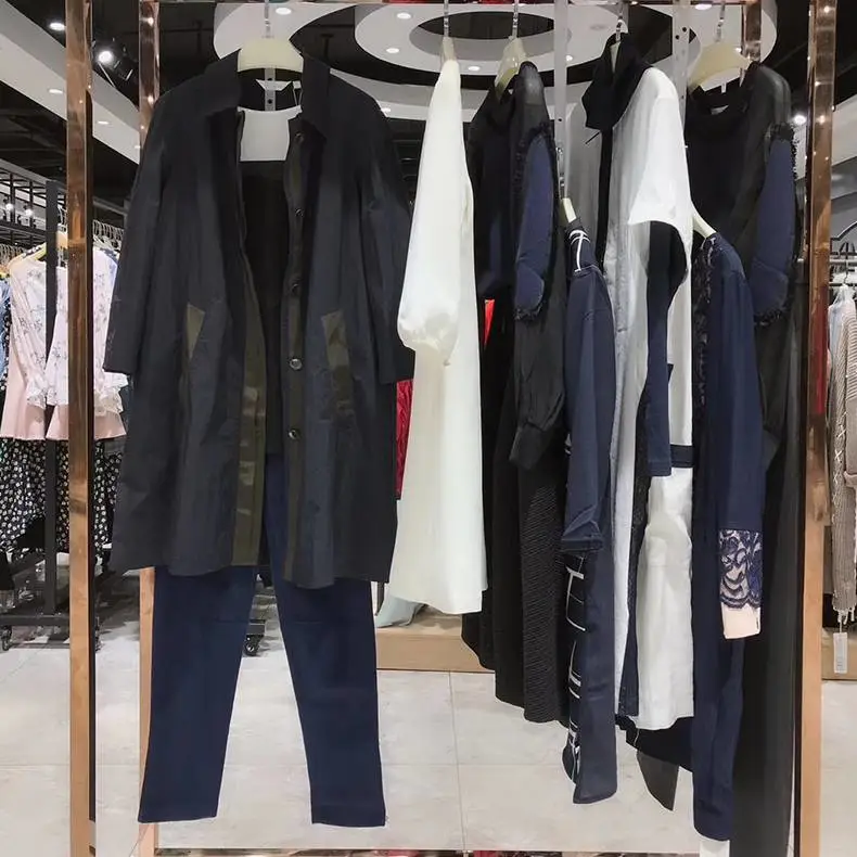 Gozo品牌折扣羽绒服羊绒大衣休闲直播安徽宣城服装货源网站批发尾货