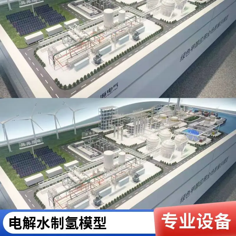 新能源电力模型 风力发电沙盘模型 智慧制氢储氢用氢能源沙盘定制