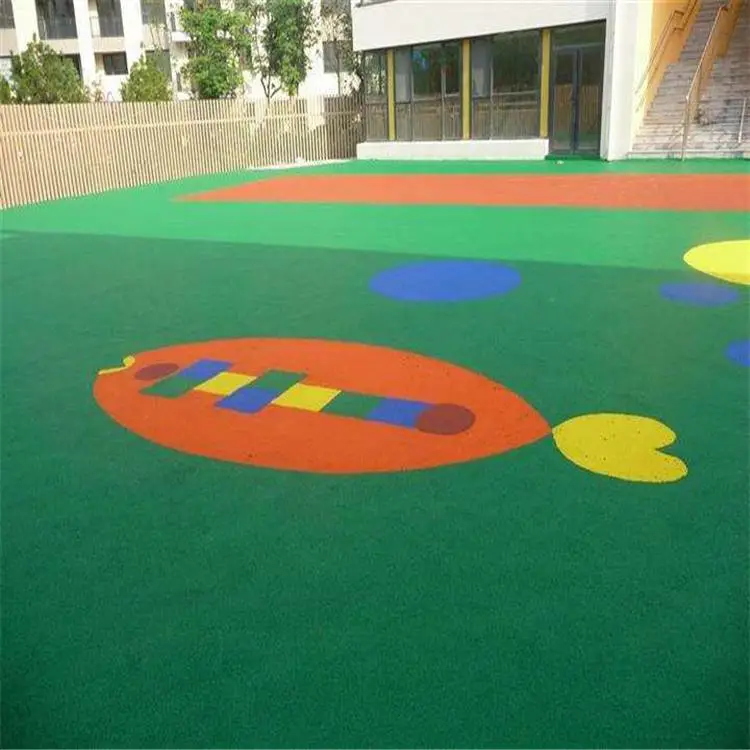 YL-5039 游乐场塑胶地面 环保透气跑道 校园运动场塑胶跑道