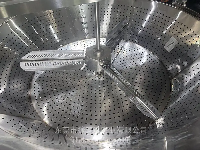 Jikeson 捷客迅带搅拌自动翻筐出料油炸机 大容量恒温 食品加工专用油炸设备厂家