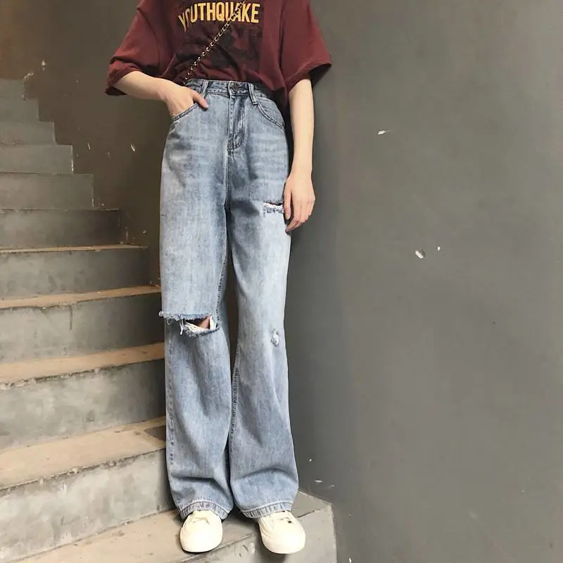 服装批发市场网上进货渠道淘宝网直播牛仔裤批发阔腿牛仔裤女2020春季成都地摊服装在哪里