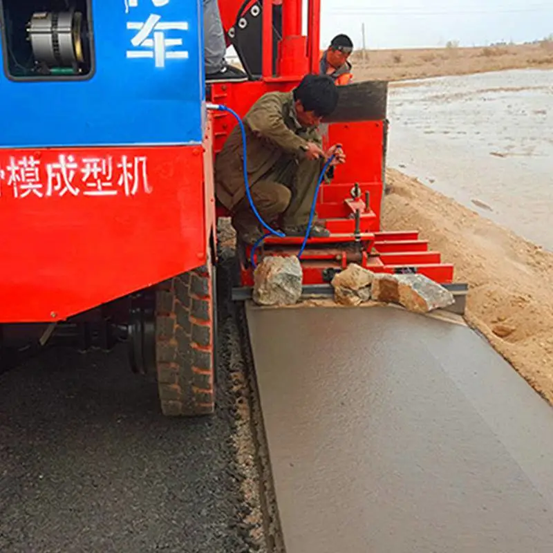 拦水带成形设备 小型路沿石成形机 牙肩石一体成型机