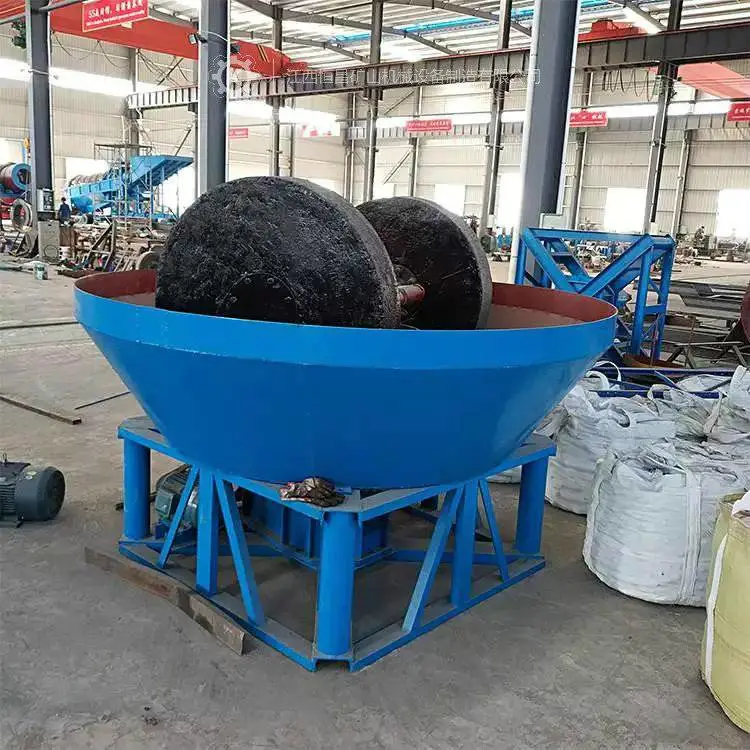 恒昌品牌1200mm研磨盘碾金机 连续式工作方式