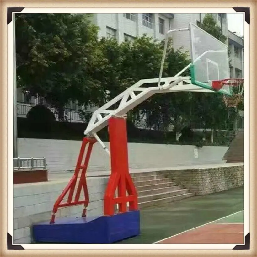 江门 电动液压篮球架 可投篮篮球架 中学篮球架