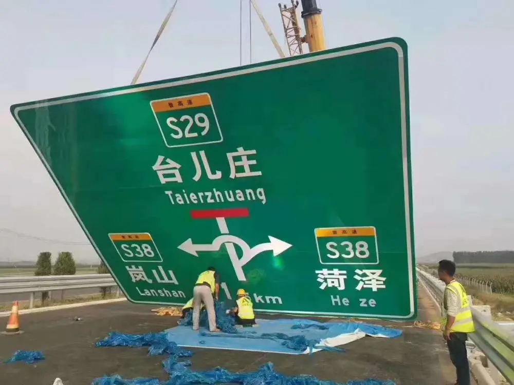 方形标志杆龙门架单立柱式标志杆怎么用