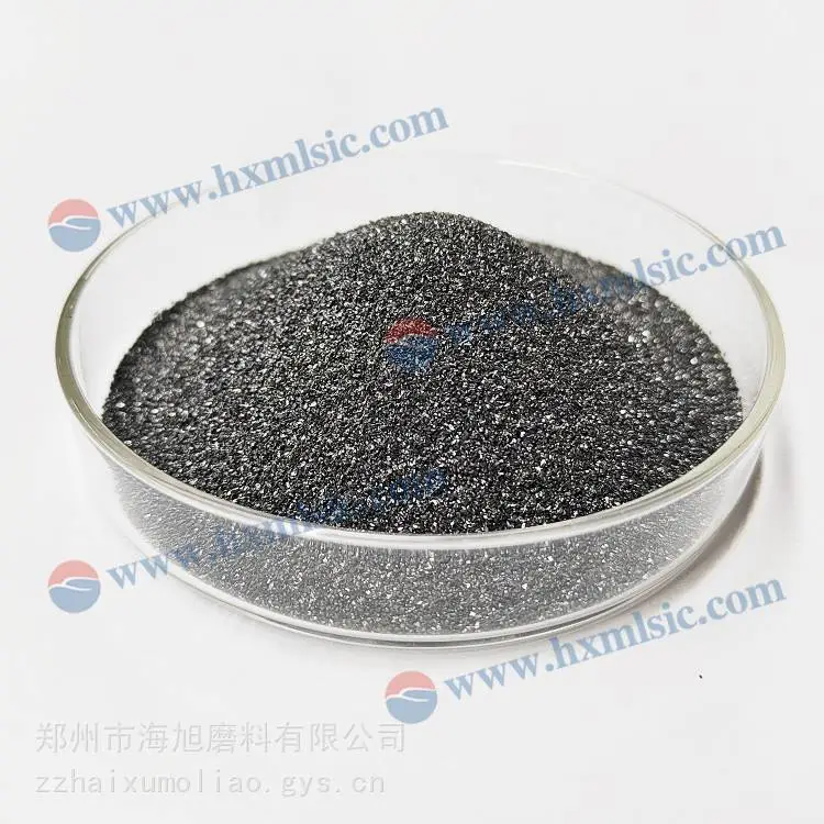 98%SiC含量黑碳化硅粉末28-48目即0.3-0.6mm