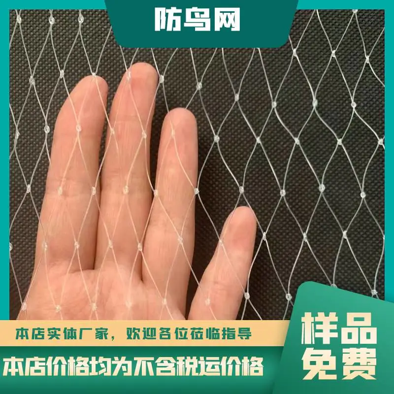 果园专用防鸟网 高强度聚乙烯材质 细密网孔防鸟害
