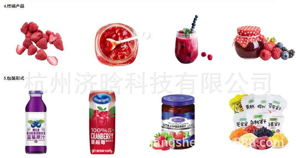 浆果类终端产品