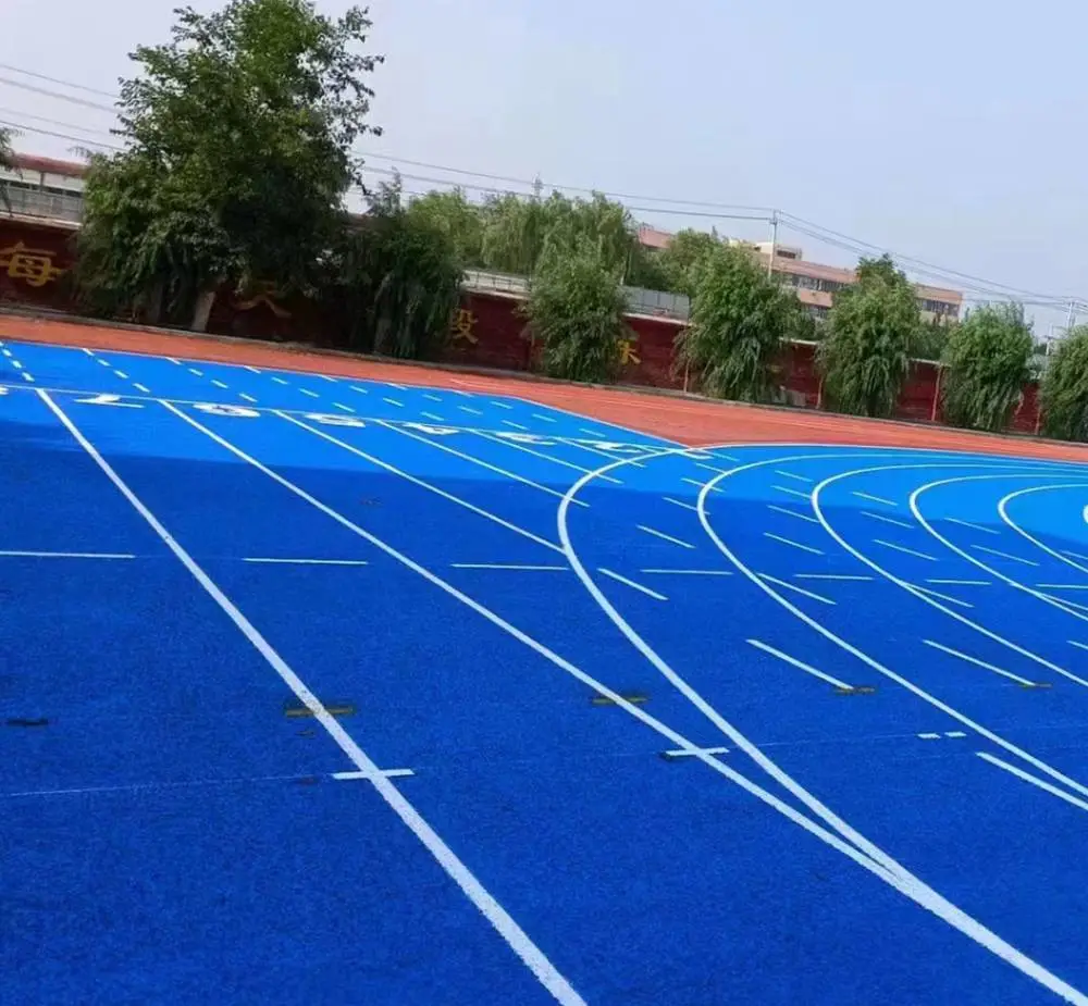 江西混合型塑胶跑道复合型塑胶跑道工艺流程