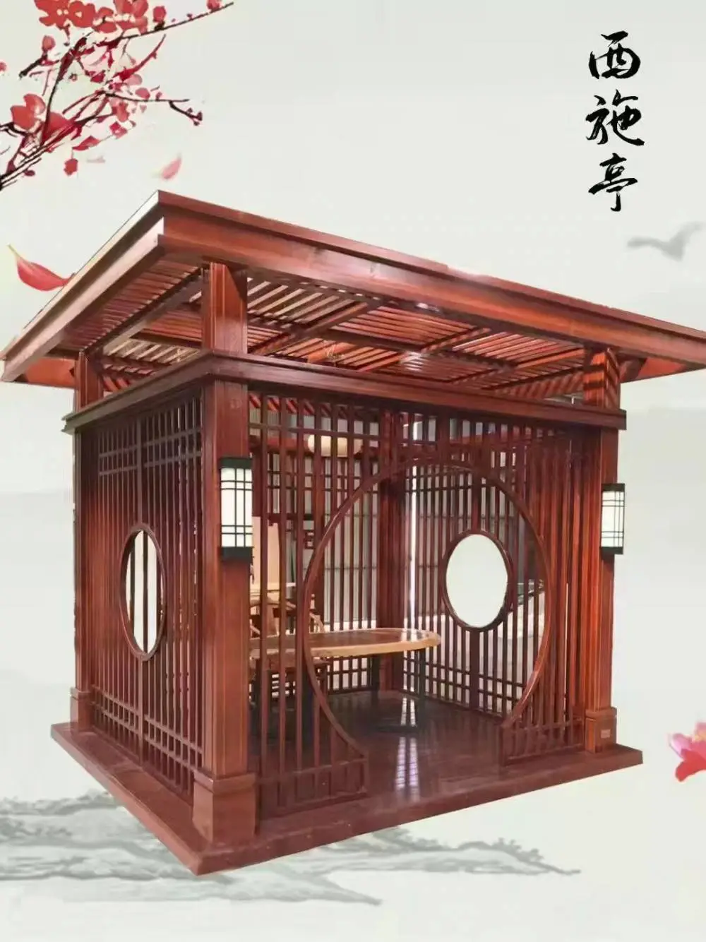 葡萄架，凉亭，木屋景观设计施工售后一条龙