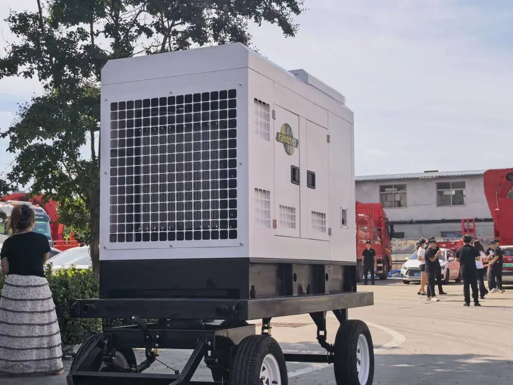 泵站爬梯扶手焊接500A柴油发电电焊两用机大泽动力