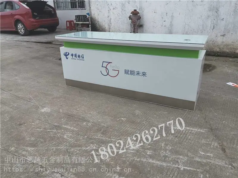 新款华为oppo手机柜台陈列柜收银台电脑维修桌业务受理收银
