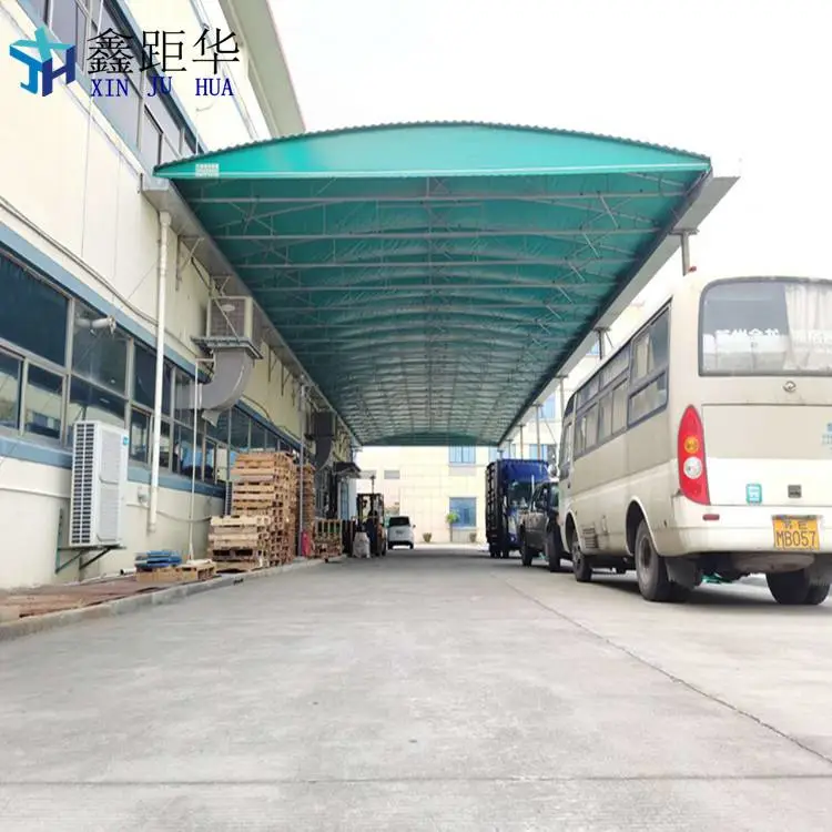 大型自动雨棚平顶山湛河大型仓库蓬雨棚价格