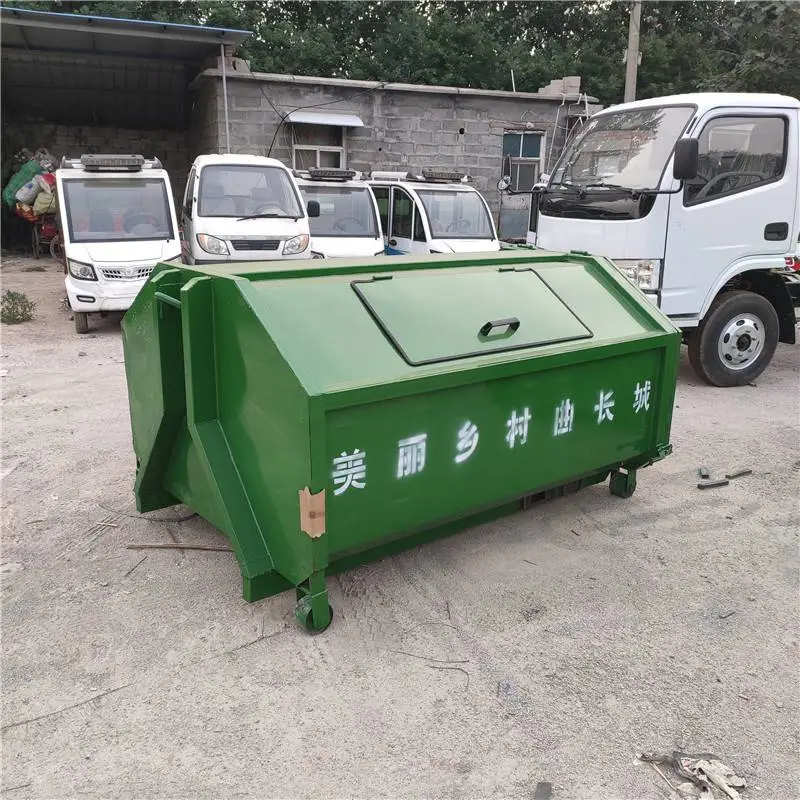 环卫铁皮垃圾箱价格 长安勾臂垃圾车价格 环卫铁皮垃圾箱