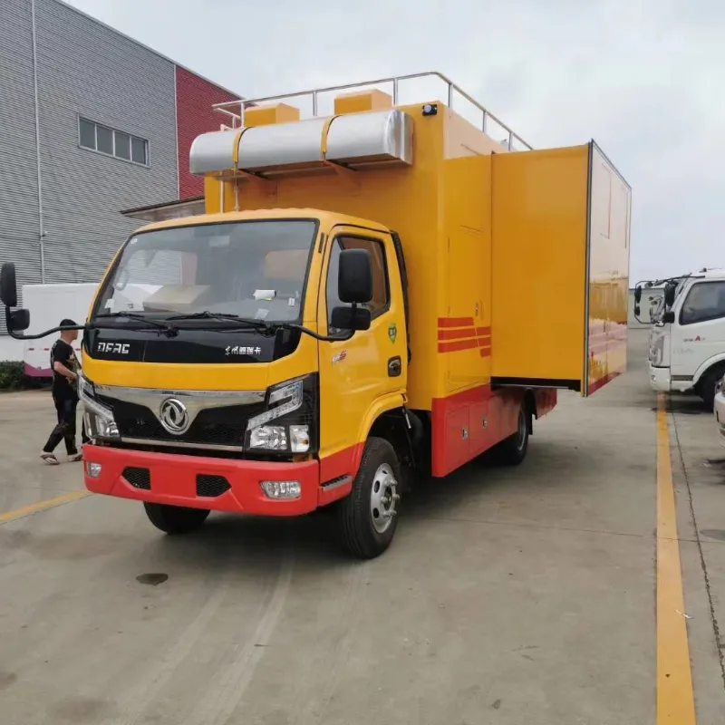 蓝牌江淮康铃施工工地流动快餐车后勤保障炊事车