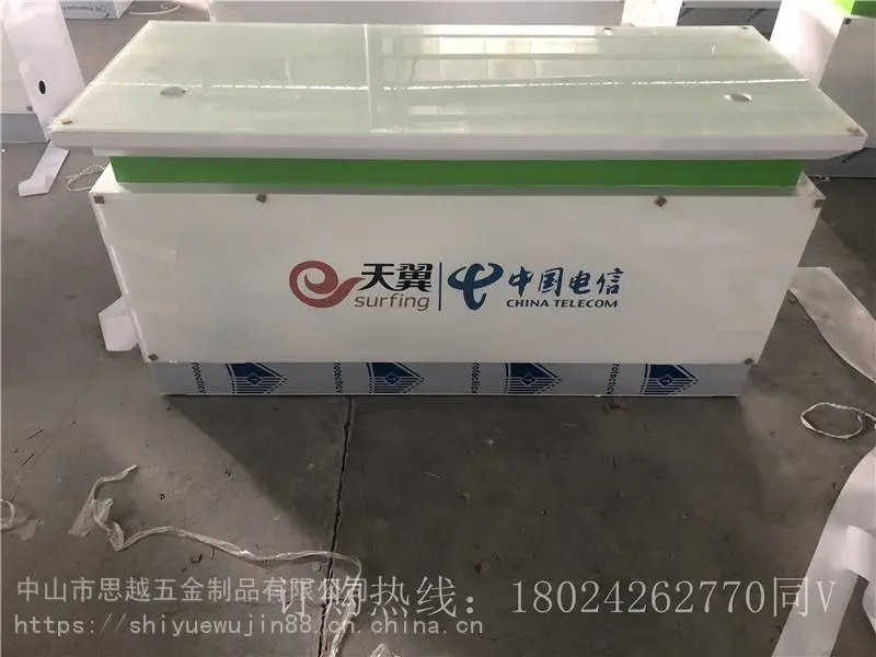 靠墙手机柜台华为小米5G手机受理台玻璃柜定做内销外贸