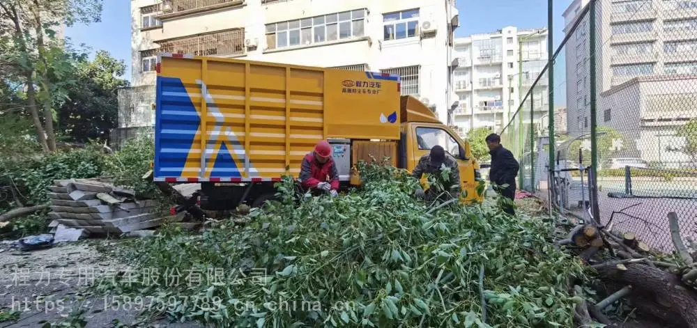 国六多利卡车载式粉碎车树枝修剪粉碎车制造商报价方案