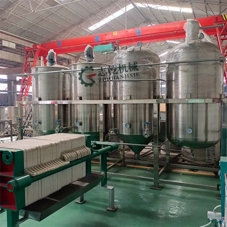 核桃油生产线设备 榨油机精炼油设备 动物脂肪精炼设备生产厂家