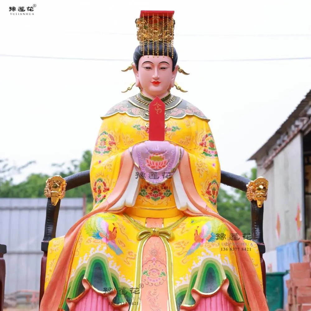 三圣老母神像 ***无当圣母神像 女仙家塑像骊山老母神像