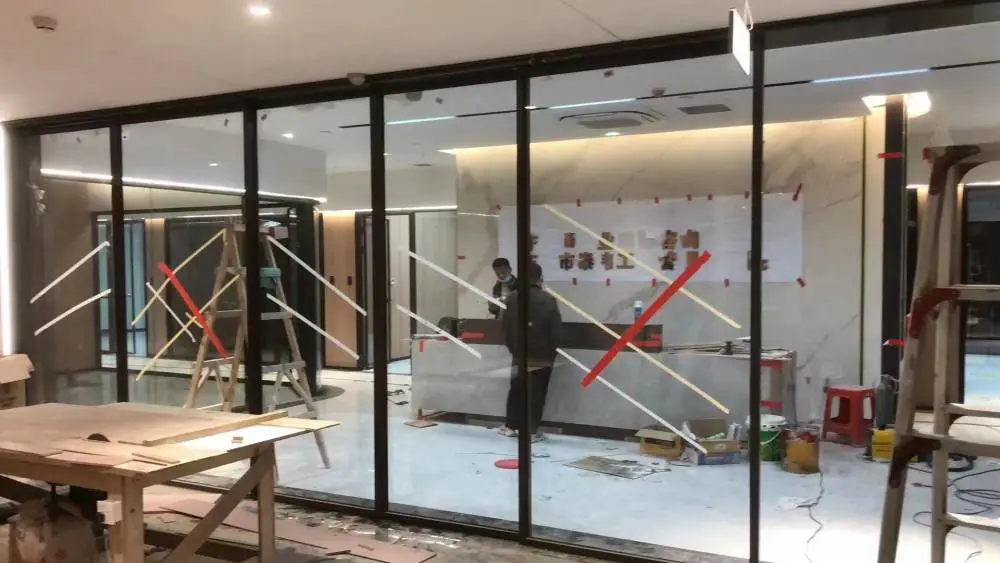 江阴电动玻璃门维修 感应玻璃门维修 技术好