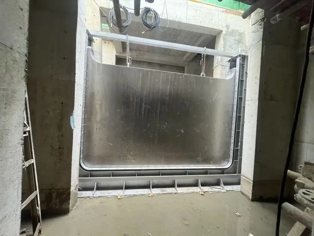 小型液动下开式堰门设计方案 生产周期灵活 手动/电动切换
