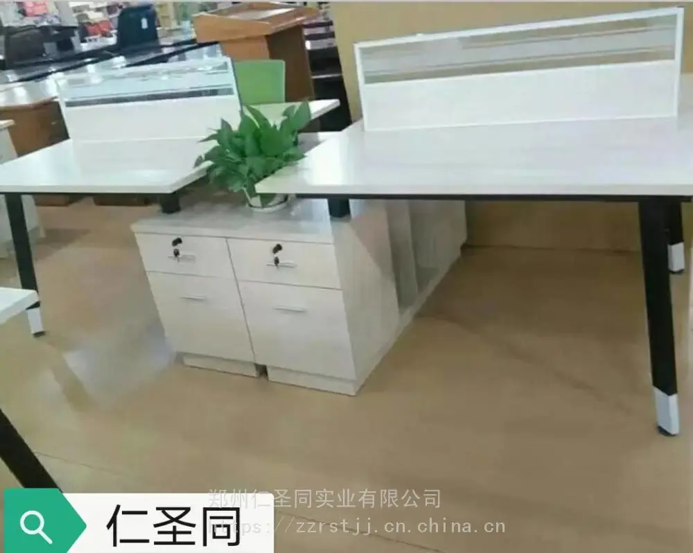 周口员工工位桌_办公桌带屏风_办公桌带隔断