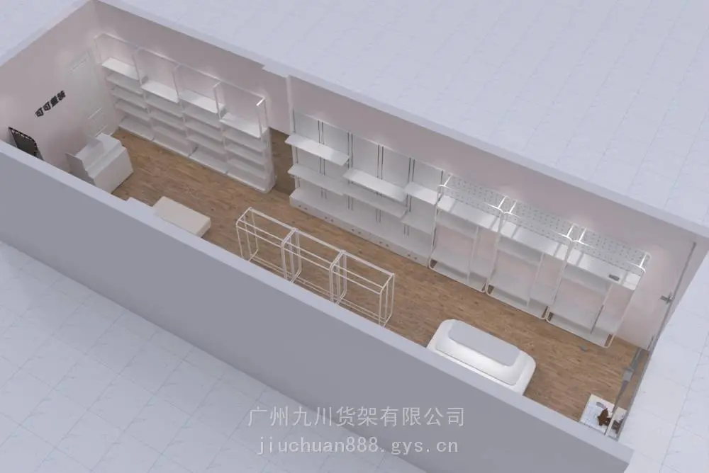 谷子店货架潮玩盲盒展示柜文创文具玩具店中岛吧唧模型展示架