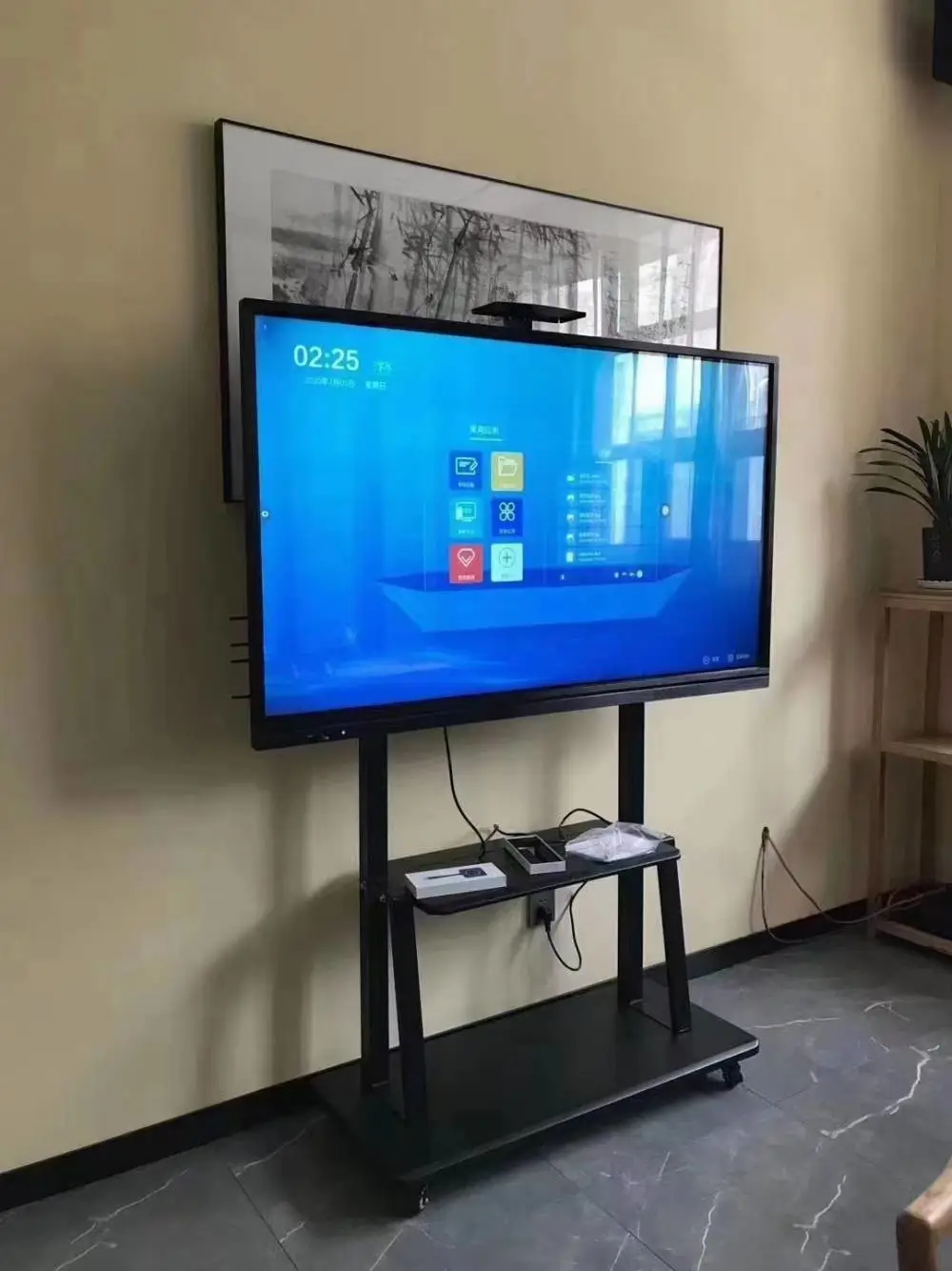 文香智慧黑板怎么投屏