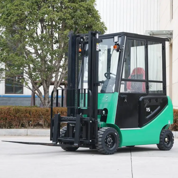 小型电动叉车1吨2吨液压四轮小叉车仓库电动搬运车装卸推高车
