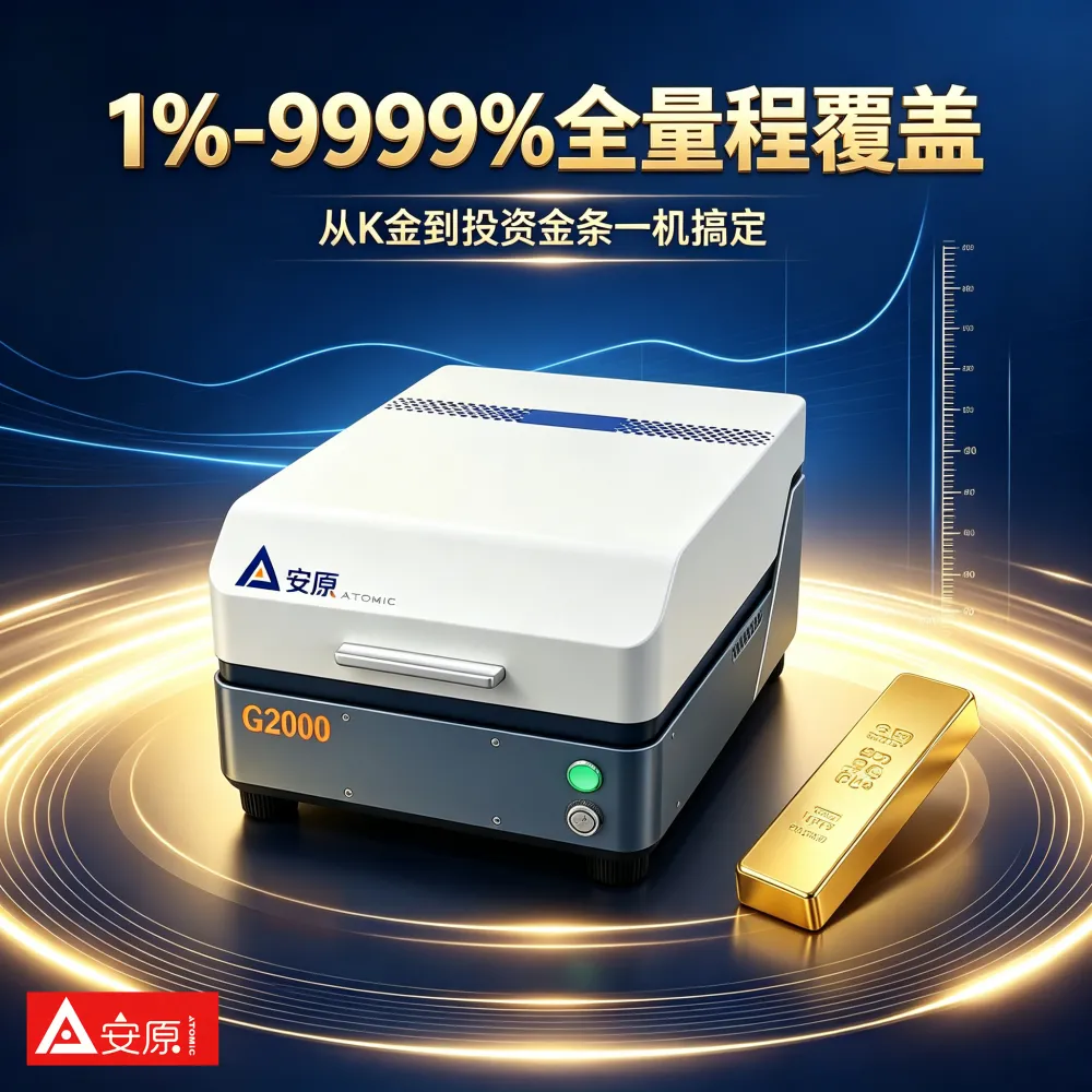 安原ATOMIC G2000高精度黄金纯度分析仪全封闭防辐射银楼金店