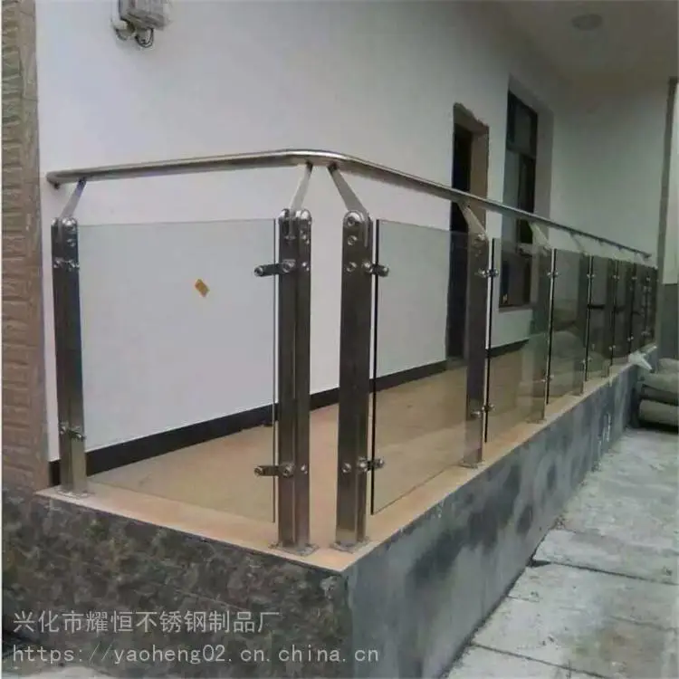 无锡昆山 不锈钢栏杆柱 阳台玻璃立柱 多重配件