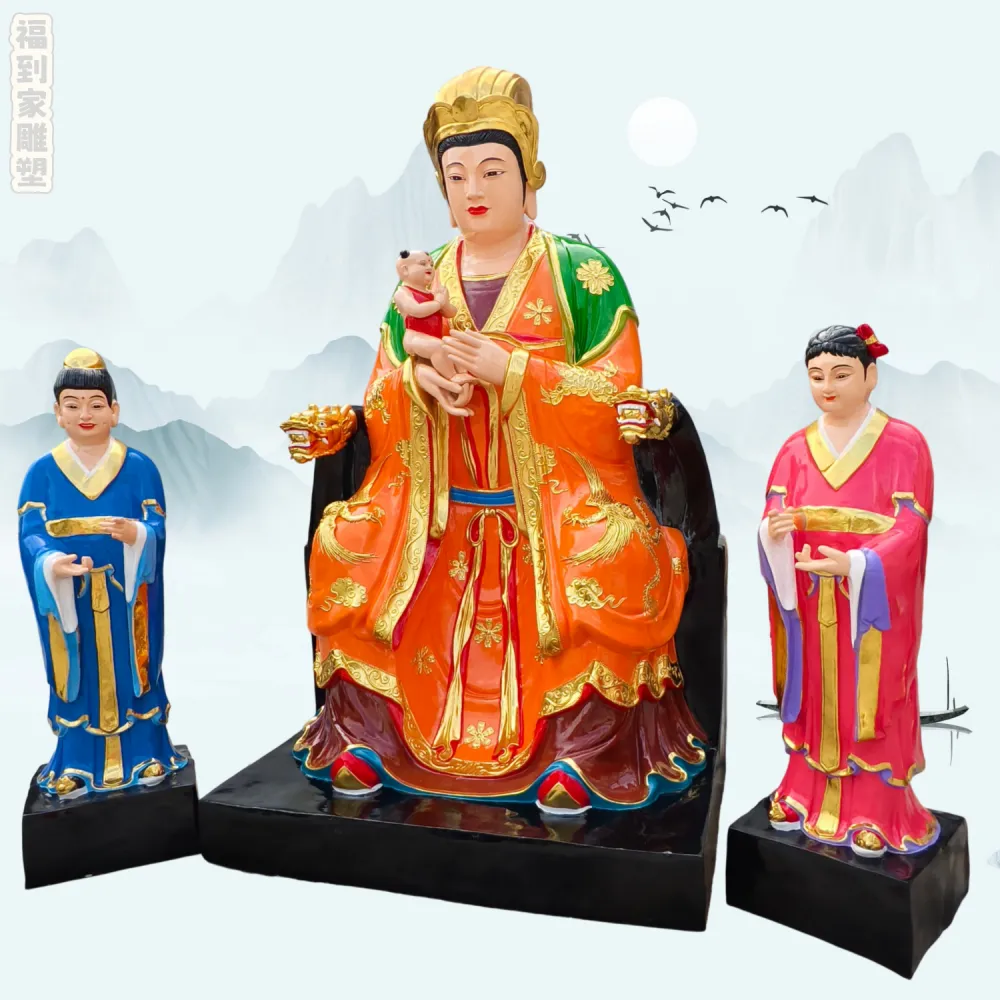 泰山奶奶佛像图片 碧霞元君佛像批发 泰山老奶奶佛像价格大全