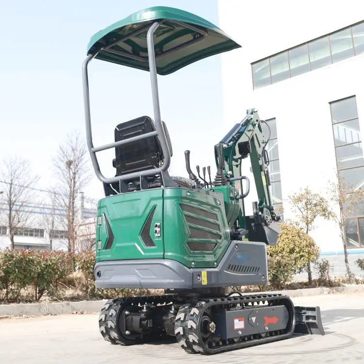 履带式农用挖掘机厂家新款15型小型挖机迷你果园微型挖沟机