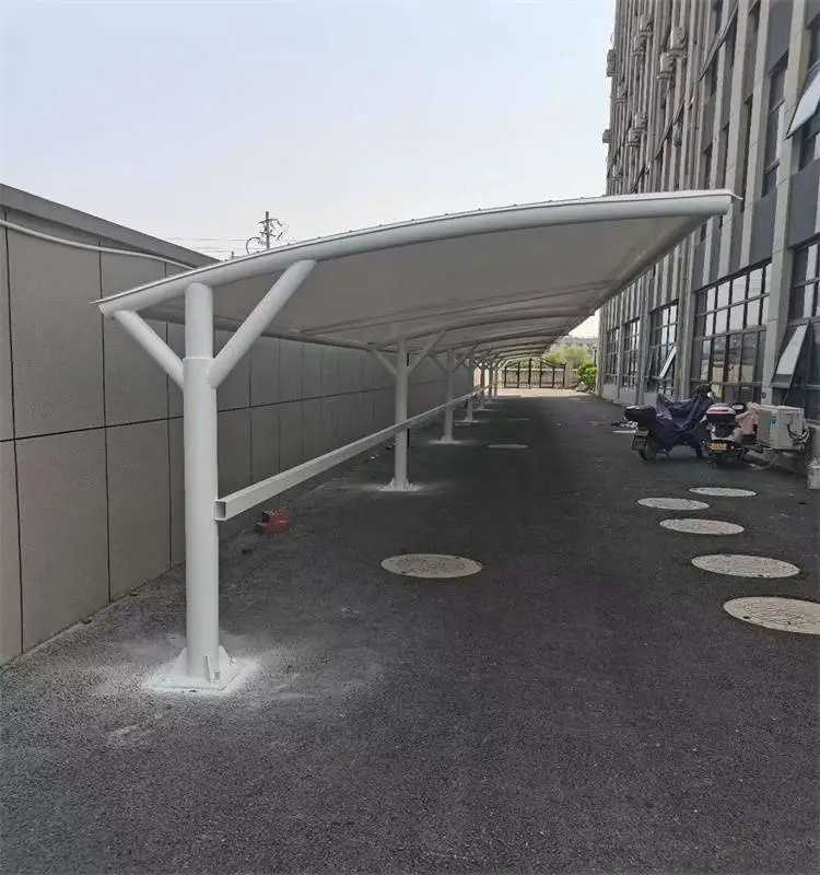 亳州加厚PVC阻燃膜材 圆管型景观休闲棚应用领域广泛