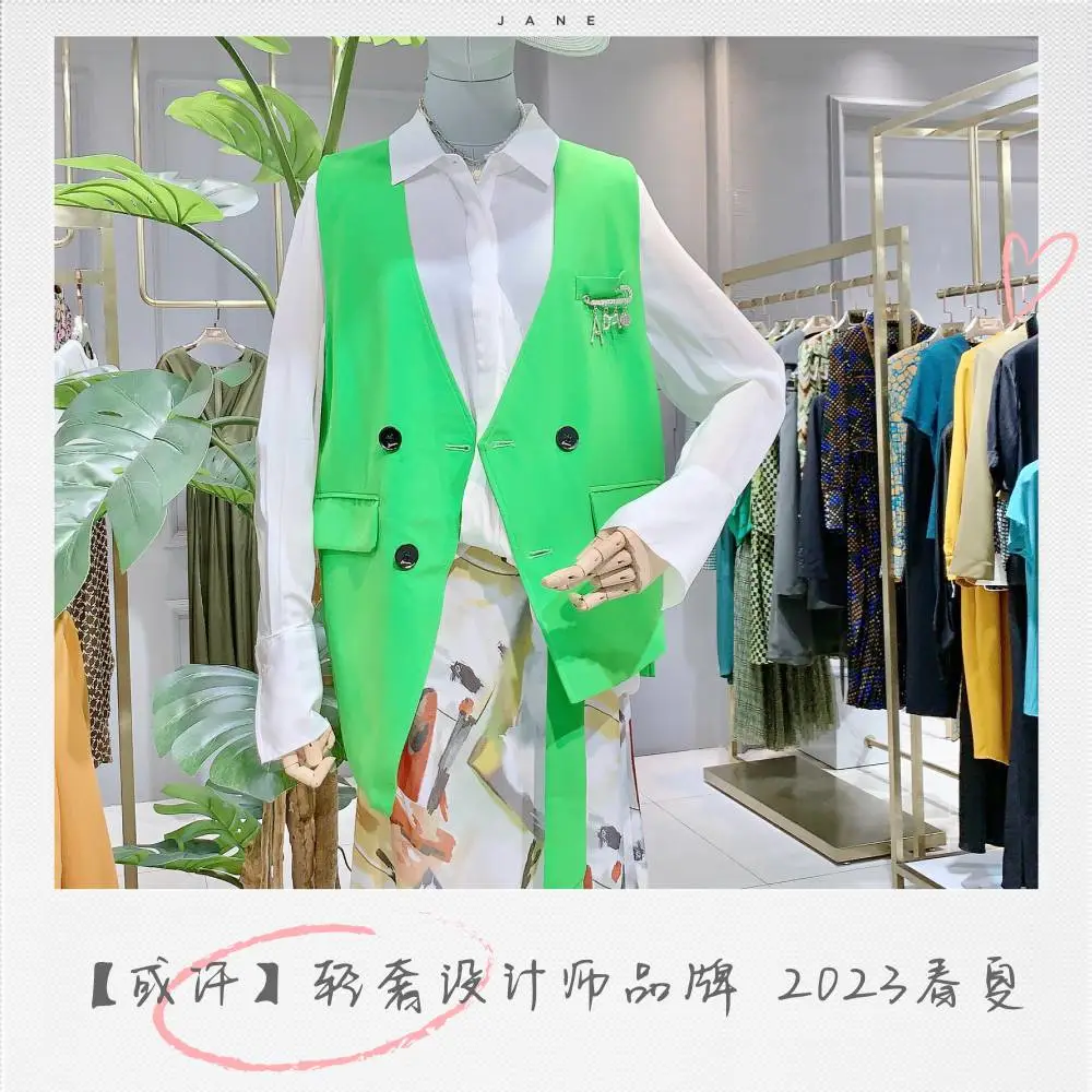 深圳设计师品牌折扣女装HUOXU或许撤柜货源外贸女装尾单清货
