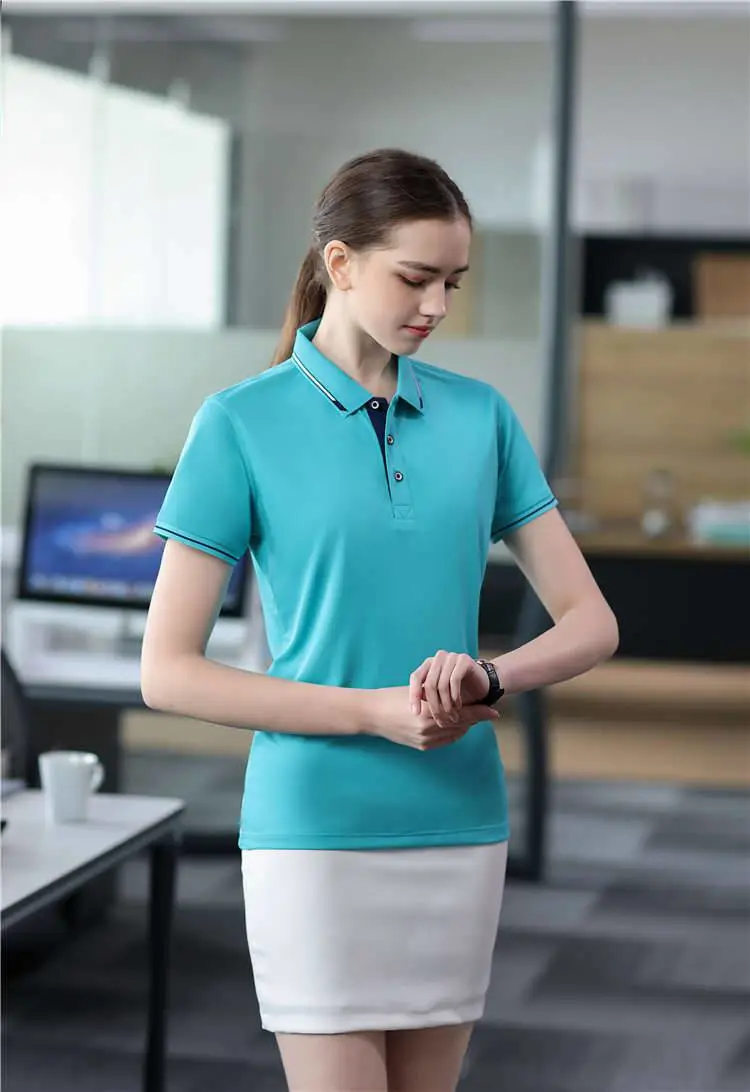韶关定制印logo夏装短袖衣服刺绣