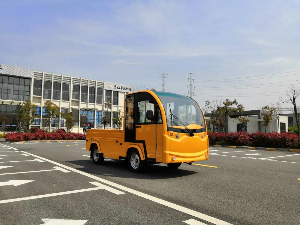 锡牛四轮2座社区街道电动牵引车品牌铅酸1吨2吨3吨电动货车