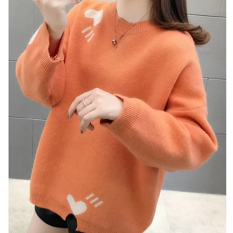 女针织套头羊毛衫义乌宾王服装批发市场冬季韩版新款毛呢