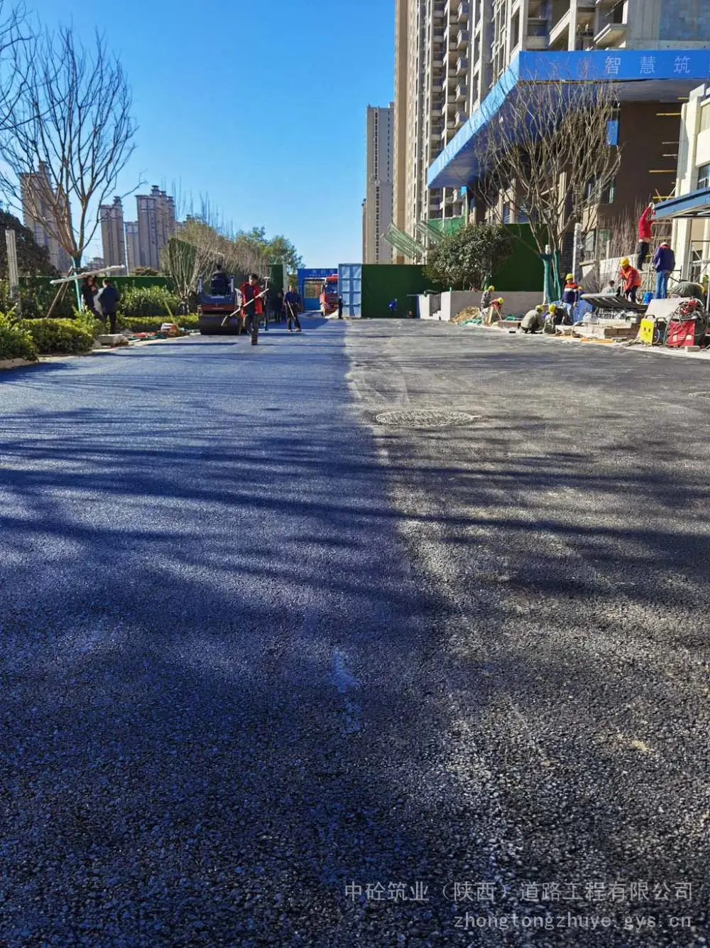 西安城市道路沥青施工 沥青混凝土厂家 沥青施工实惠