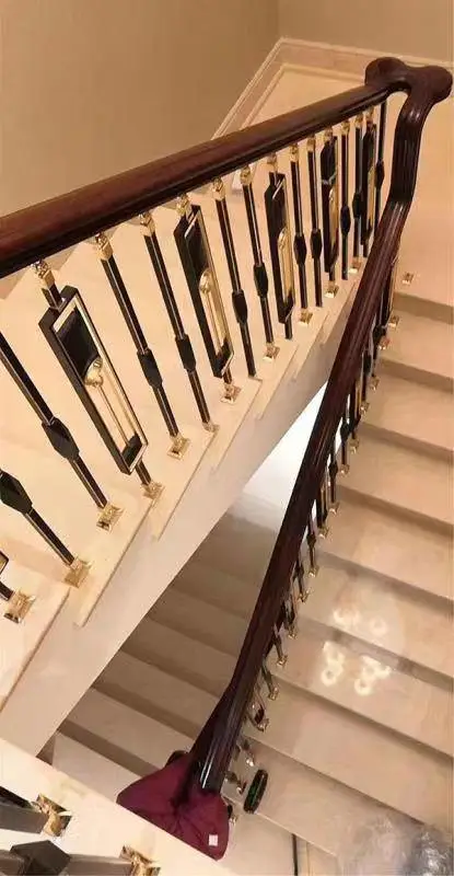 福建金属铜铝楼梯扶手生产厂家