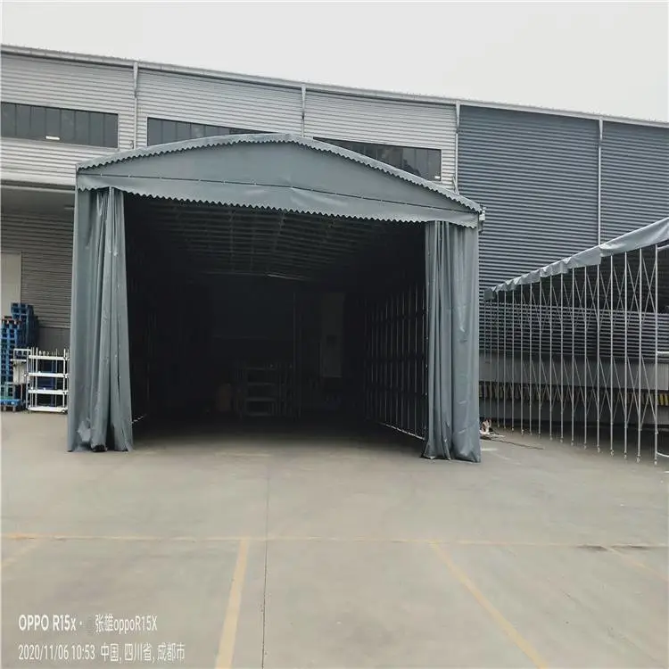 盐城响水 仓库挡雨棚 移动遮雨棚 专业工程资质