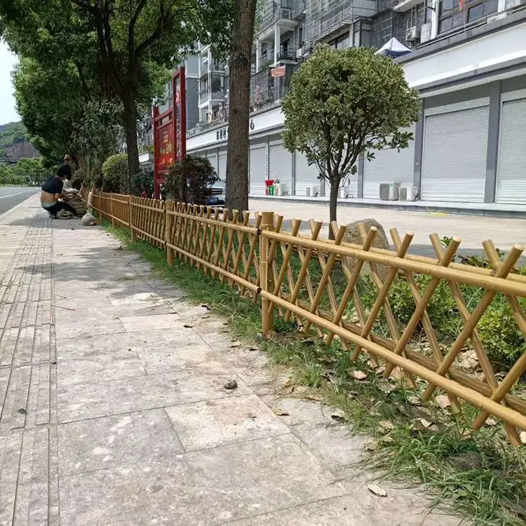 延寿县竹篱笆碳化竹围栏常州戚墅堰竹围栏竹子护栏