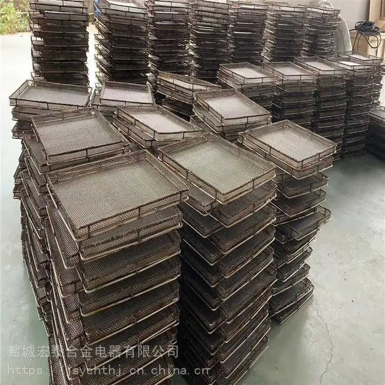 瓷介陶瓷电容烧结Inconel601承烧网 带支架边框PTC烧银网闸钵网盘