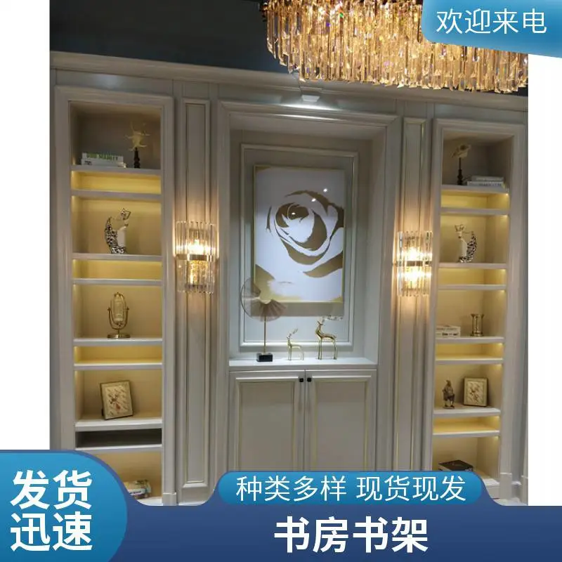 实木书柜 简约北欧风书架 卧室客厅隔断柜 工厂直供价格优