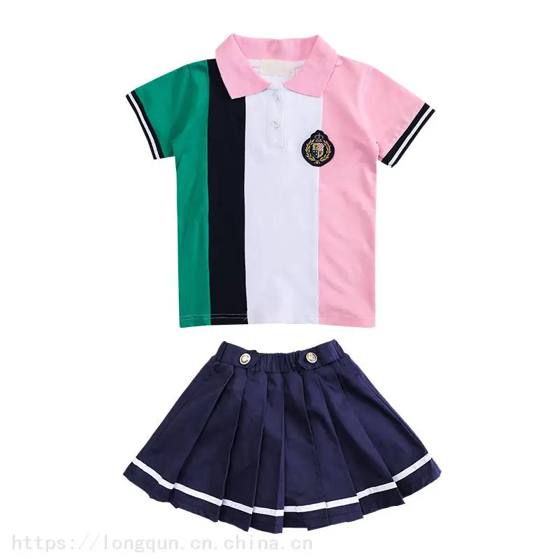 定做花都区小学校服男女款校服套装定制定做韩版幼儿园园服/广东东升私立幼儿园园服定制