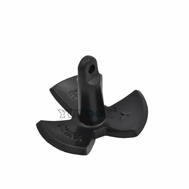 现货供应Y品牌浸塑河锚船锚皮艇钓鱼船养殖船用river anchor
